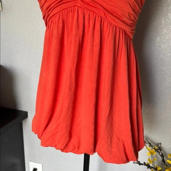 Windsor Vibrant Orange Halter Top - Picture 4 of 10